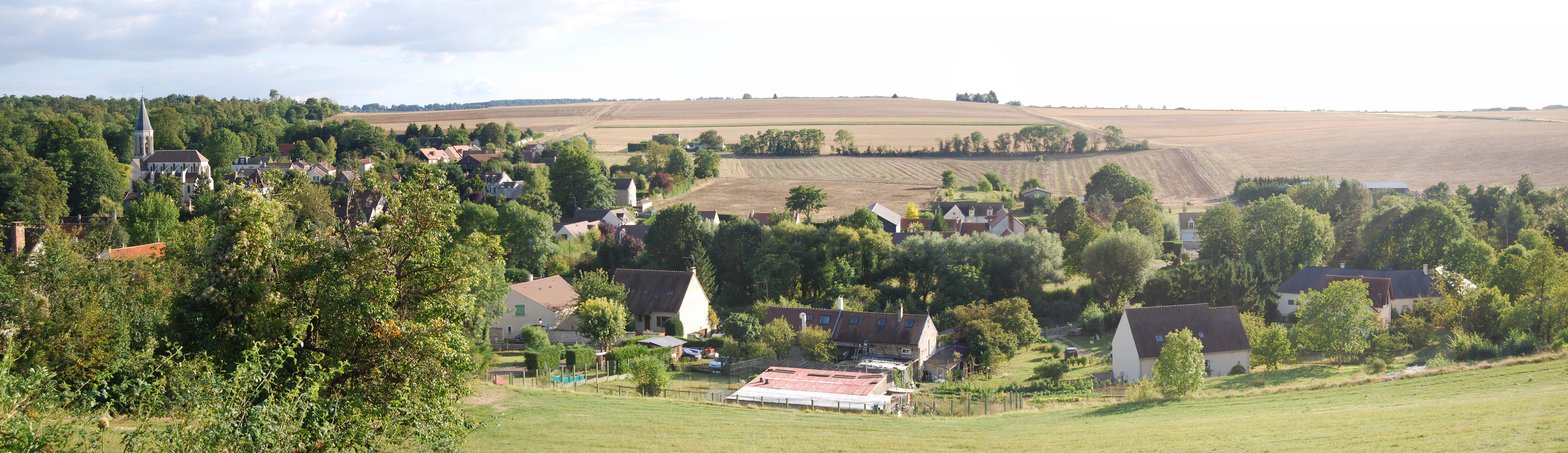 Un vallon dans la plaine : rare et précieux espace agricole d’intimité, à protéger et renforcer (Thiverval-Grignon)