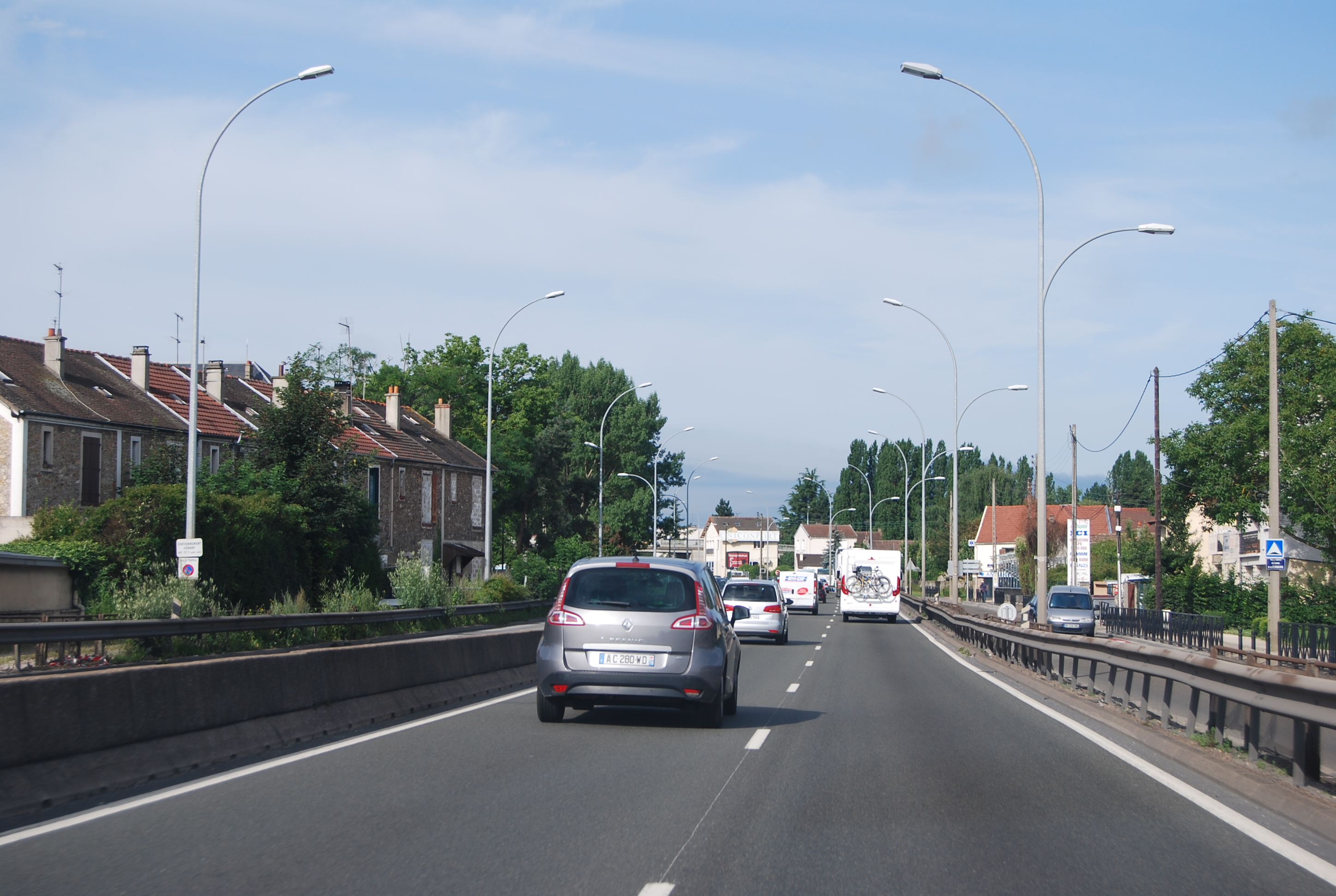La présence difficile de la RN 10 au cœur de Trappes